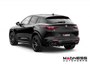 Alfa Romeo Stelvio Performance Exhaust - 2.9L QV - Akrapovic - Titanium - Slip-On Line 
